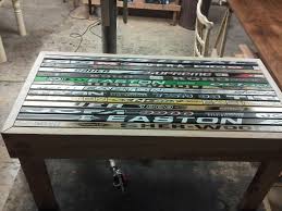 Image Result For Hockey Stick Coffee Table Hockey Stick Furniture Hockey Room Hockey Stick