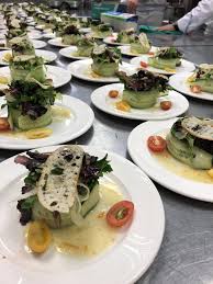 Some Easy Cucumber Wrapped Salads We Did For A Wedding Gastro Epicurean Culinary