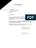 Sd negeri ngrejo 02 dengan ini mengajukan permohonan perlengkapan pppk untuk uks sebagai berikut : Surat Permohonan Obat