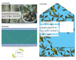 Motiv Oliven Gutscheinvorlagen Gutscheine Geschenkgutscheine Gutschein Vorlage