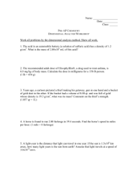 This page contains dimensional analysis worksheet for class 11 along with downloadable pdf. 2 8 Literal Equations And Dimensional Analysis