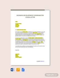 This is the perfect way to express how your specific skills are relevant to the open position. Business Development Coordinator Cover Letter Template Google Docs Word Apple Pages Template Net