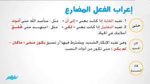 اعراب الفعل المضارع اللغة العربية نحو للثانوية العامة المنهج المصري نفهم Youtube