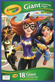 Watch me color a picture of batgirl! Crayola Dc Girls Superhero Giant Coloring Pages Multi Colour Cy04 0061 Amazon Ae Office Products