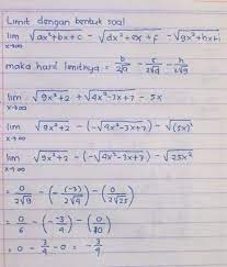 Dalam bentuk ini, limit didapatkan dari perbandingan antara trigonometri dan fungsi aljabar. Soal Dan Pembahasan Limit Fungsi Aljabar Dan Trigonometri 1 5 Istana Mengajar