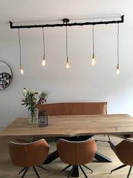 industriele loftbar als eettafel lamp uniek industrieel design woonkamerverlichting eetkamertafel lamp thuisdecoratie