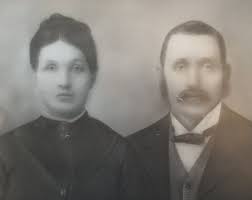 Old wedding photo in Westport Ireland