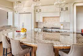 Curved kitchen islands require more space available, so they are mainly part of bigger kitchens or open kitchen designs. 13 Photos Of Luxurious Curved Kitchen Islands Feelswarm
