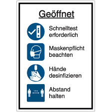 Gratisversand innerhalb österreichs ab einem bestellwert. Aktuelle Corona Schilder Piktogramme Maskenpflicht Seton