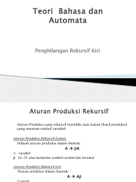 Operasi pada bahasa pertemuan iv. Week10 Sm