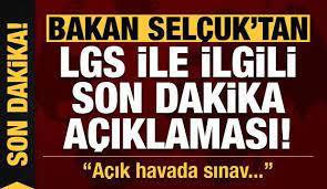 Selçuk, sadece 3 soru daha önce yayınladığımız sorulara benzer ifadelerini kullandı. Haber7 Bakan Ziya Selcuk Tan Lgs Ile Ilgili Son Dakika Facebook