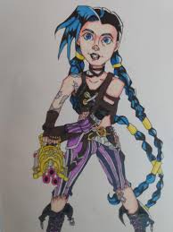 no spoilers] Here's some art I made of Jinx! : r/arcane