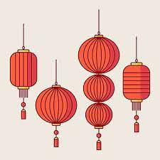 Chinese Lantern Vector Chinese China Golden Png And Vector With Transparent Background For Free Download Chinese Lanterns Year Of The Cow Chinese New Year Decorations