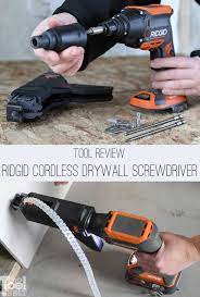 Ridgid Cordless Drywall Screwdriver Tool Review Her Tool Belt Screwdriver Tool Ridgid Tools Power Tools Design