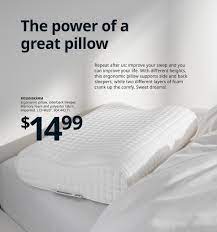 Rolleka Memory Foam Pillow Ikea Online