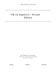 Nuclear reactions are going on all around us. Ck 12 Algebra I Second Edition Nomadedu