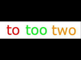 How To Spell To Too Two Youtube