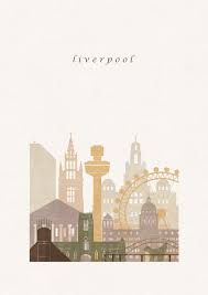 Black And White Liverpool Skyline Art Liverpool Skyline Wall Print Uk Great Britain Home Decor Wall Art Travel Poster Art Minimalist Office Inspiration Wall Art Liverpool Skyline Travel Art Home Decor Wall Art