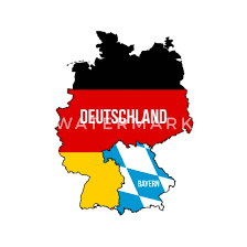 Laminiertes finish zum malen und löschen. Deutschland Bayern Karte Buttons Klein Spreadshirt