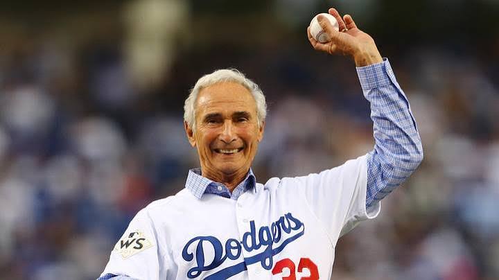 Sandy Koufax, Clayton Kershaw Meet Up at New Dodger Stadium Koufax Statue