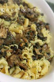Creamy Mushroom Sauce Over Pasta Pressure Cooker Style A Feast For The Eyes Recipe Pressure Cooking Recipes Power Cooker Recipes Pressure Cooker Recipes