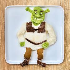 Shrek By Harley S Food Art On Instagram Food Art Food Art For Kids Edible Creations