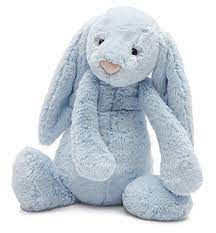 Robot Check Bunny Stuffed Animals Bunny Soft Toy Blue Bunny