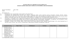Download rpp sistem komputer smk kelas x kurikulum 2013 revisi 2017 2018 semester 1 dan 2 bidang teknik. Pdf Silabus Mata Pelajaran Sistem Komputer Dasar Bidang Keahlian Teknologi Informasi Dan Komunikasi Multimedia Smkn1cepu Academia Edu