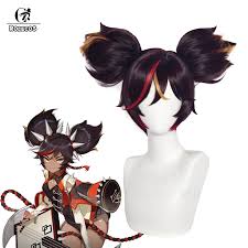 The hairstyles, outfits, accessories, even sometimes the weapons and superpowers are often heavily popular among the fans. Buy Rolecos Genshin Impact Xinyan Cosplay Wig Cosplay Short Brown Hair Cosplay Hair 30 Cm Synthetic Hair Women Cos Cicig