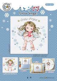 so 3212 snow angel cross stitch chart