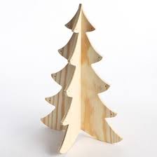 Wood Dimensional Christmas Tree For Crafts Wooden Christmas Trees Wood Christmas Tree Winter Holiday Crafts