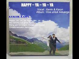 Kevin & karyn - Happy ya~ya~ya (LIRIK LAGU) - YouTube
