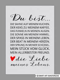 Liebe Meines Lebens Smart Art Kunstdrucke Hochwertiger Druck Etsy Spruche Gedichte Und Spruche The Words