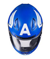 Awesome Hjc Marvel Helmets Motorcycle Helmets Helmet Captain America Bike
