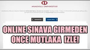 Bu ekranda gi̇ri̇ş i̇çi̇n tiklayin yazan kısma tıklayın. Aof Online Sinav Nasil Yapiliyor Ozellikle Ilahiyat Ve Arapca Sinavina Girecekler Icin Youtube