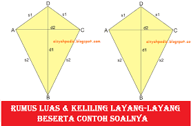 Check spelling or type a new query. Rumus Layang Layang Luas Keliling Dan Contoh Soalnya Catatan Matematika Com