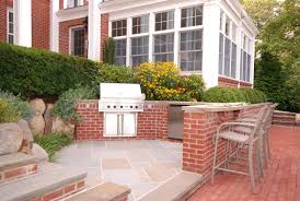 Building an outdoor kitchen space brings the heart of your home outdoors. Brick Outdoor Kitchen Houzz