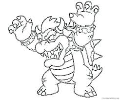 We also have more mario coloring pages. Mario Bowser Coloring Pages Games King Koopa Bowser Printable 2021 0399 Coloring4free Coloring4free Com