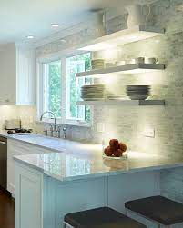 Floating shelf with led lights, kitchen shelving, free shipping, recessed light strip, wood shelves, *please read the description before ordering*custom shelving with recessed led lighting is sure to make your kitchen, living room, or bedroom stand out! Floating Shelves With Undermount Lighting Minimalistisch Kuche Chicago Von Dg Kitchen Bath Houzz