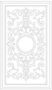 H Olcay Sayiner Autocad Draw Medallion Mandala Tezhip Vitray Desenleri Cizim