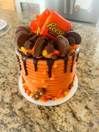 Reese S Cake Birthday Cake For Him Coffee And Walnut Cake Chocolate Candy Cake
