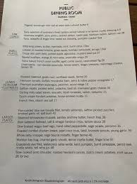 Reserve a table at public dining room, mosman on tripadvisor: Menu Picture Of Public Dining Room Mosman Tripadvisor