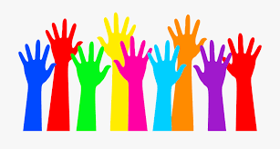 Classroom Rules Border Colorful Hands Clipart