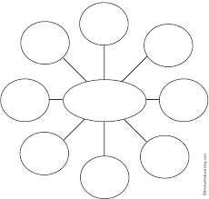 Star Webbing Cluster Graphic Organizer Printouts Every