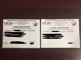 Check spelling or type a new query. For You California Guard Card Holders Out There Is It Normal To Get A Guard Card That Doesn T Require A Signature Old One On The Left Has A Signature Line But The