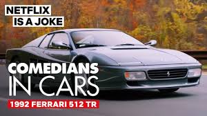 Jerry seinfeld borrows a super fancy or rare car, picks up a celebrity, usually a comic, and the pair go out to eat. Comedians In Cars Getting Coffee Feature 1992 Ferrari 512 Tr Hd Netflix Is A Joke Youtube