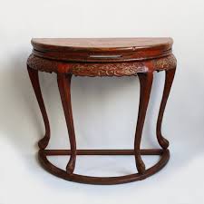 Shop Our Antique Chinese Tables At Mix Furniture Original Antique Carved Chinese Hall Table Beautiful Carved Decorative Border Wi Half Table Table Furniture