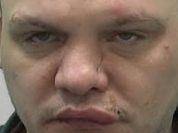 Sick thug battered partner in 'vicious and sustained attack' in front of  young child