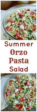 Summer Orzo Pasta Salad Recipe A Cedar Spoon Recipe Orzo Pasta Salad Recipe Pasta Dishes Pasta Salad Recipes