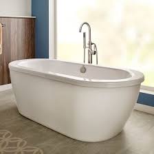 Or 1.5 ft as water depth. American Standard Cadet 65 X 42 Freestanding Soaking Acrylic Bathtub With Faucet Wayfair